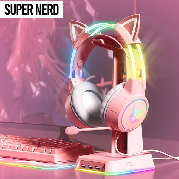 HEADSET GAMER PRÓ COM RGB - GAME