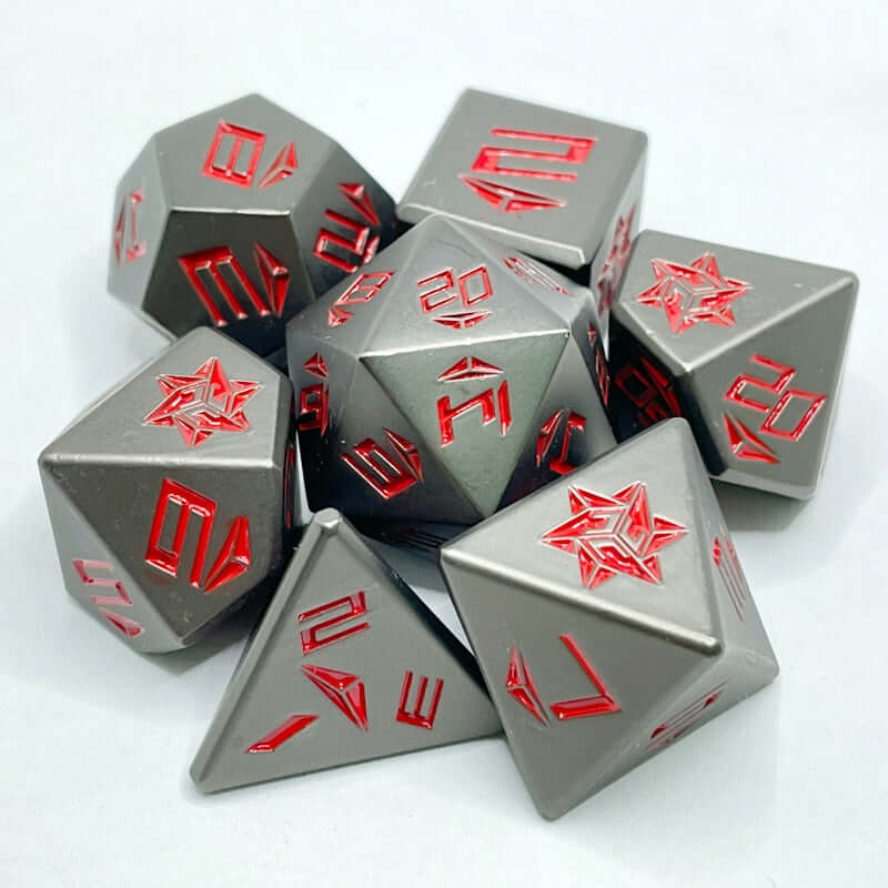 KIT DE DADOS RPG DE METAL