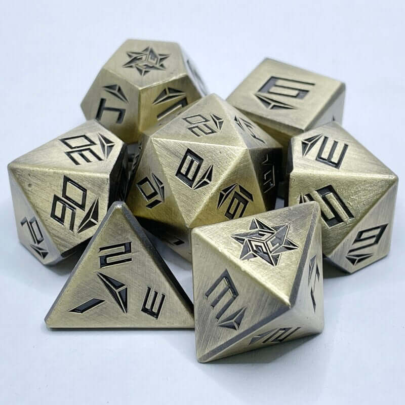 KIT DE DADOS RPG DE METAL