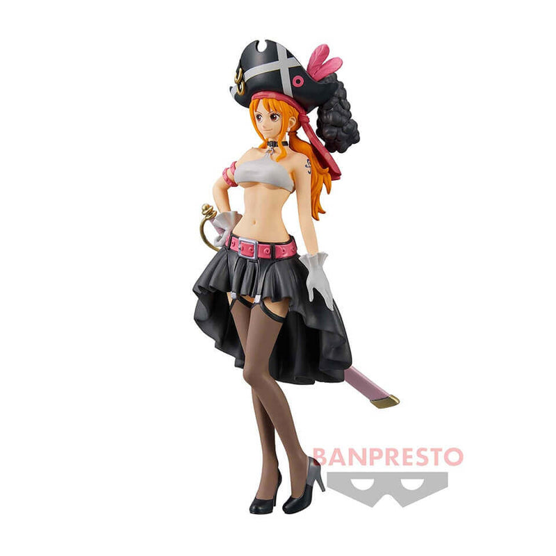 NAMI 16CM ORIGINAL BANPRESTO ONE PIECE DXF RED THEATRICAL VERSION LADY VOL.3