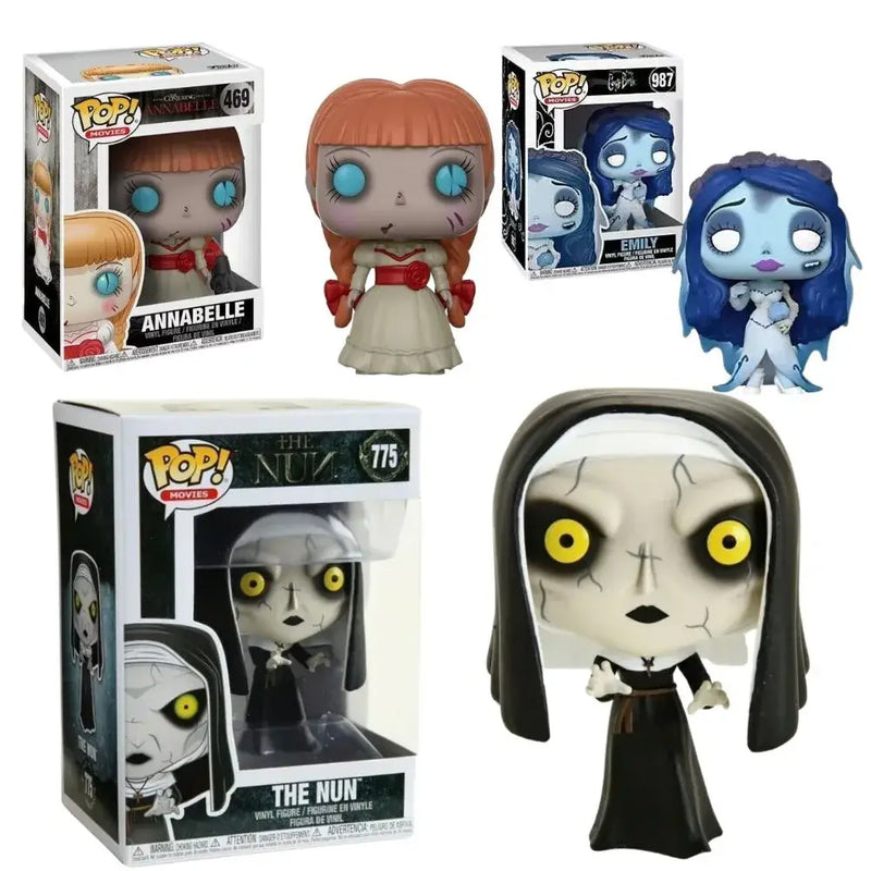 FUNKO POP HALLOWEEN ANNABELLE #469, EMILY #987, A FREIRA #775