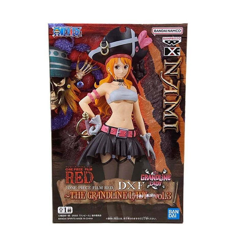 NAMI 16CM ORIGINAL BANPRESTO ONE PIECE DXF RED THEATRICAL VERSION LADY VOL.3