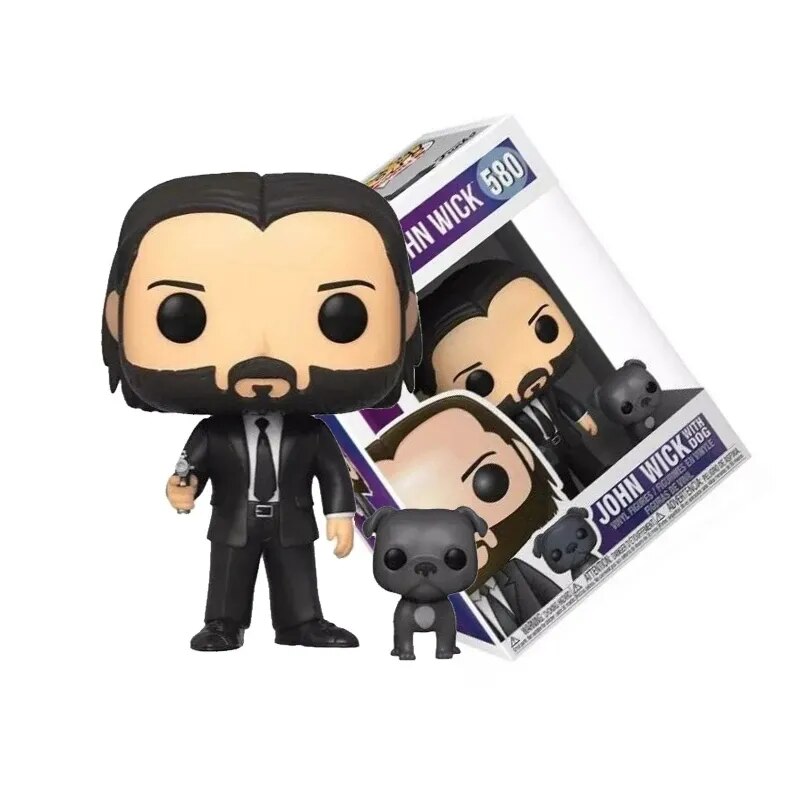 John Wick with Dog 10CM 387