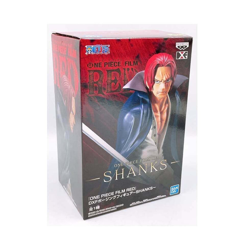 SHANKS 16CM ORIGINAL BANPRESTO ONE PIECE DXF THEATRICAL EDITION RED