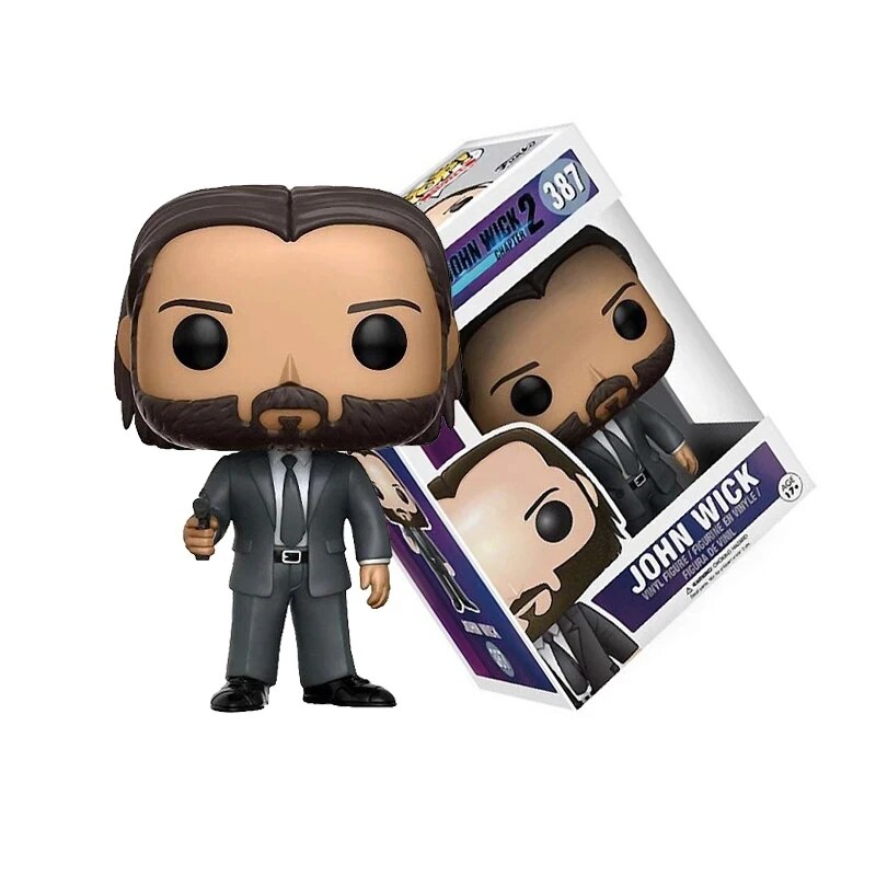 John Wick with Dog 10CM 387