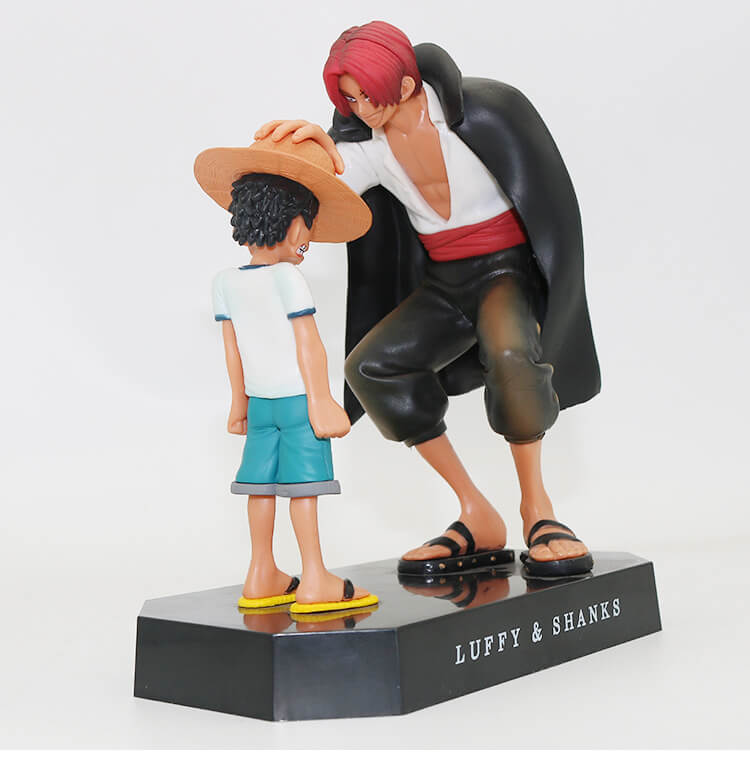 LUFFY E SHANKS ACTION FIGURE 18 CM - ONE PIECE