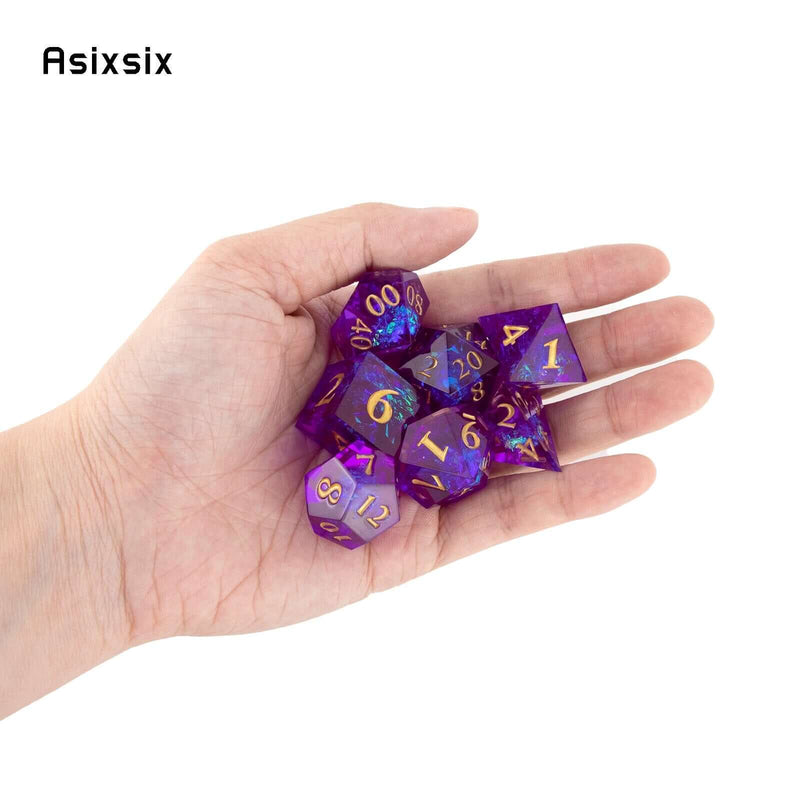 KIT DE DADOS RPG DE RESINA