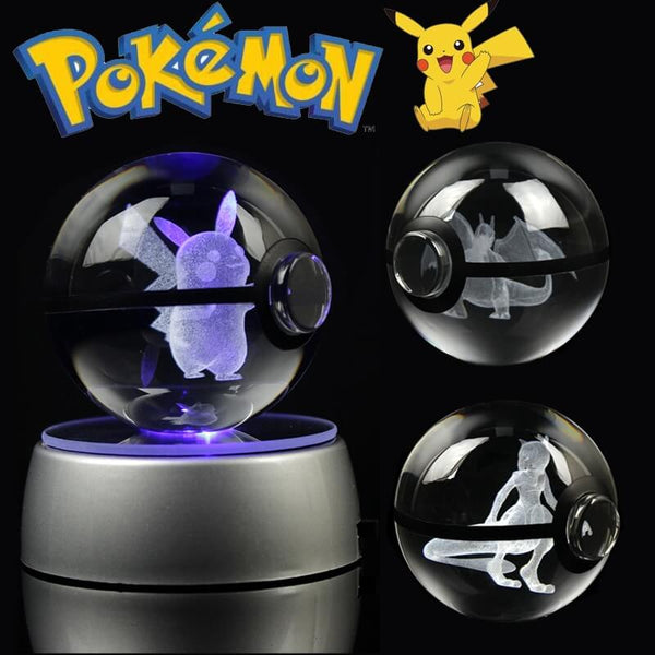 #Pokebola #Pokémon #Decoração #LED #Iluminação #Colecionáveis #DecoraçãoGeek #DecoraçãoInfantil #AnimeMerch #PokemonMerch