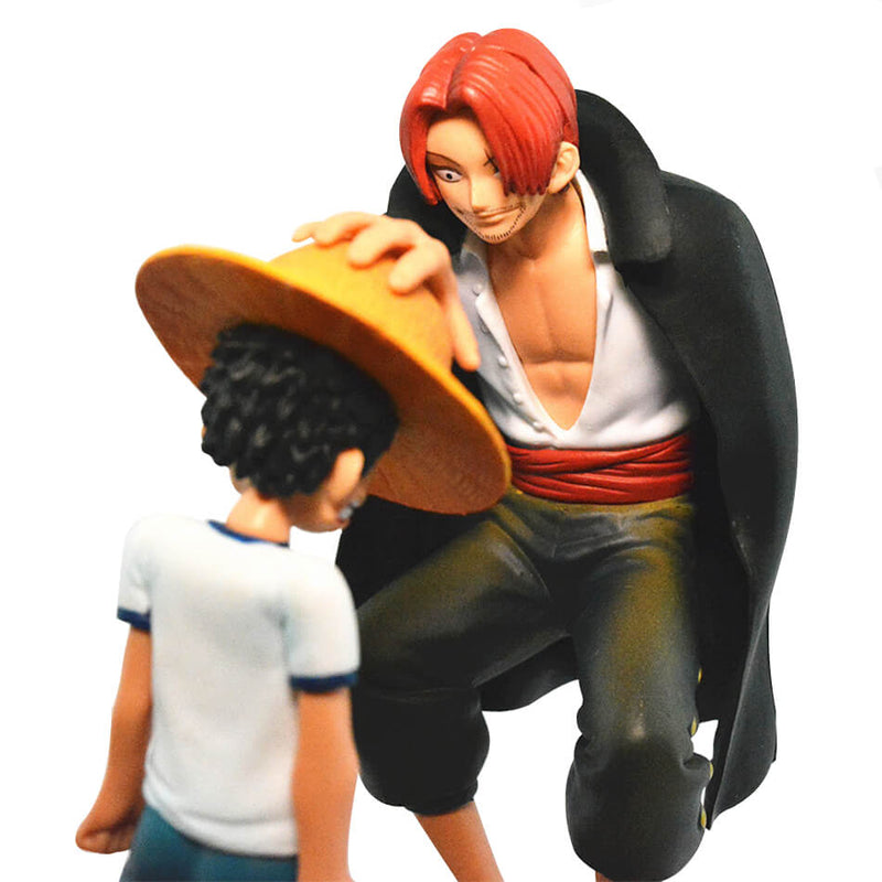 LUFFY E SHANKS ACTION FIGURE 18 CM - ONE PIECE