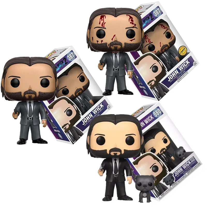 John Wick with Dog 10CM 387