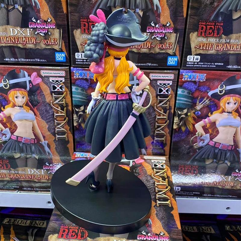 NAMI 16CM ORIGINAL BANPRESTO ONE PIECE DXF RED THEATRICAL VERSION LADY VOL.3