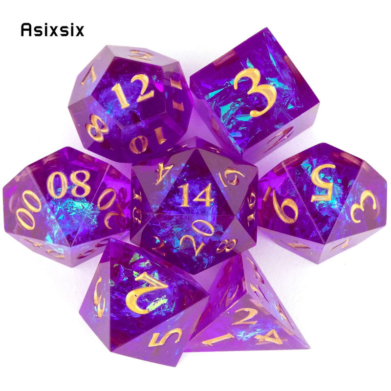 KIT DE DADOS RPG DE RESINA