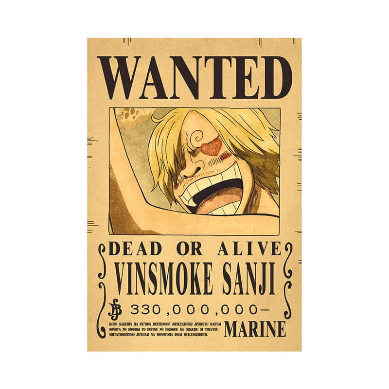 CARTAZ PROCURADO - ONE PIECE