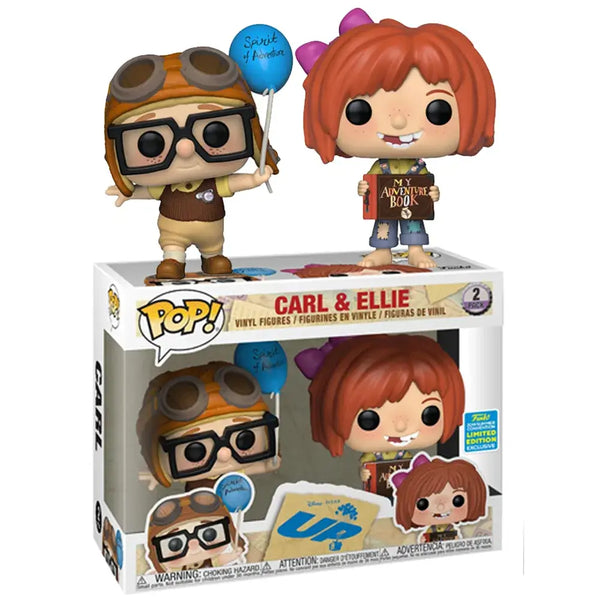 #FunkoPop #Up #CarlAndEllie #Disney #Pixar #Collectible #FunkoPopDisney #Adventure #LoveStory #PopVinyl