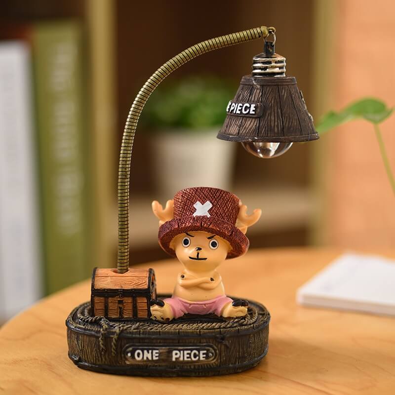 LUMINÁRIA LUFFY E CHOPPER 17CM - ONE PIECE