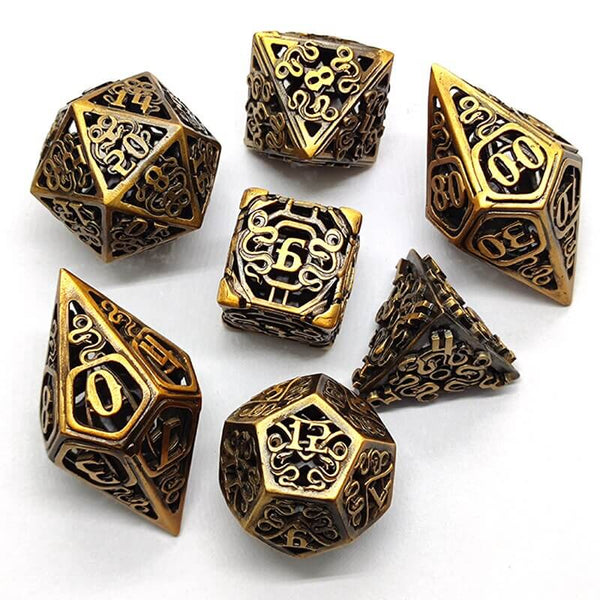  Para a frase "Kit de Dados RPG de Metal", algumas hashtags possíveis são:  #KitDeDados #RPG #DadosDeMetal #JogosDeTabuleiro #RolePlayingGames #MetalDice