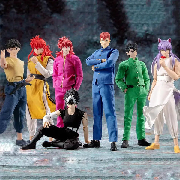 #YuYuHakusho #GTDasin #Anime #Manga #Colecionáveis #FiguraDeAção #MercadoriaAnime #PresenteParaFãs #DarkFantasy #CulturaPopJaponesa #Otaku #Japão #CulturaFandom #Shonen #Ação #Aventura #Supernatural #SpiritWorld #MercadoriaGeek #Hiei #Kurama #Yusuke #Kuwabara