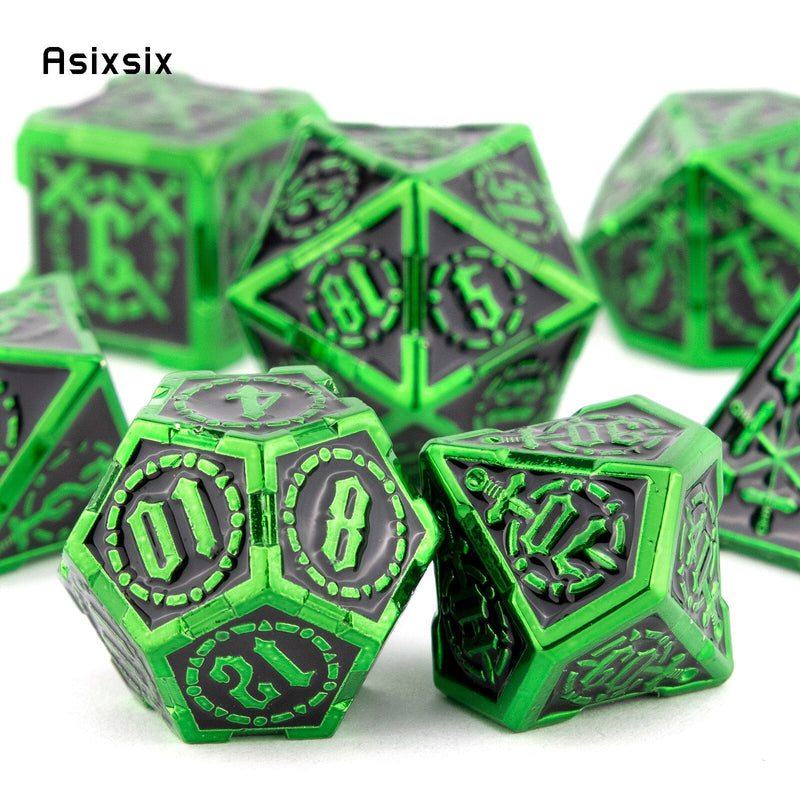 KIT DE DADOS RPG DE METAL