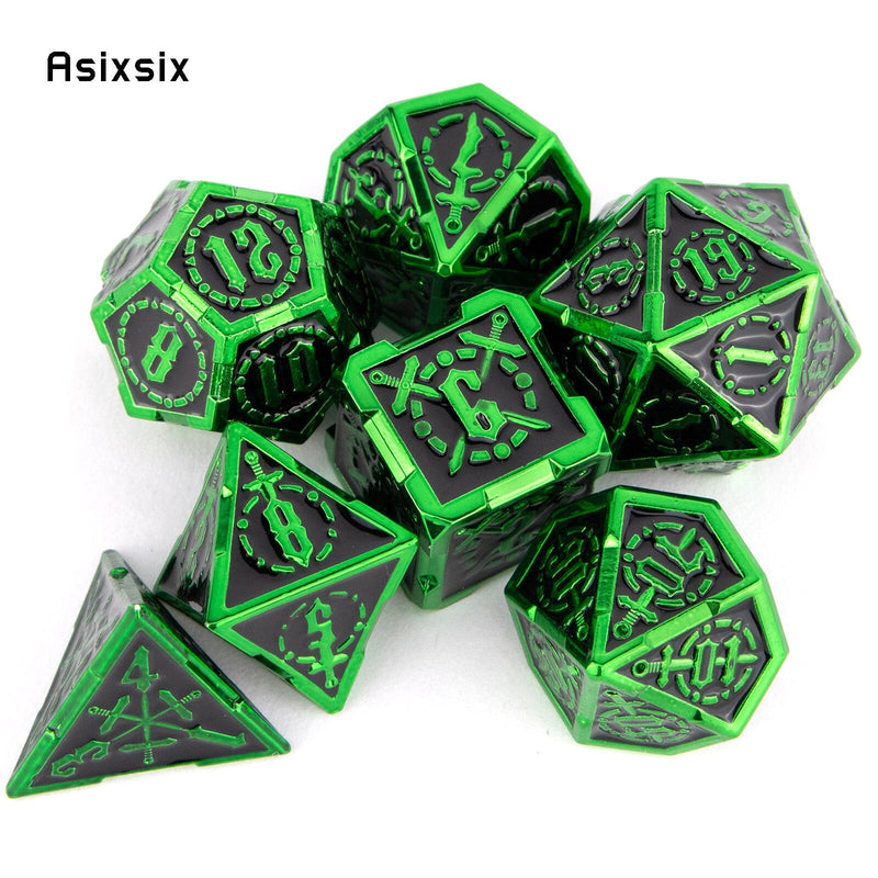 KIT DE DADOS RPG DE METAL