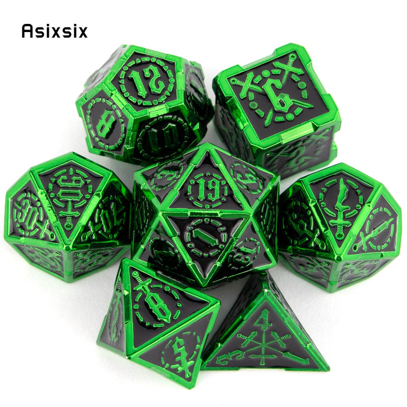 KIT DE DADOS RPG DE METAL